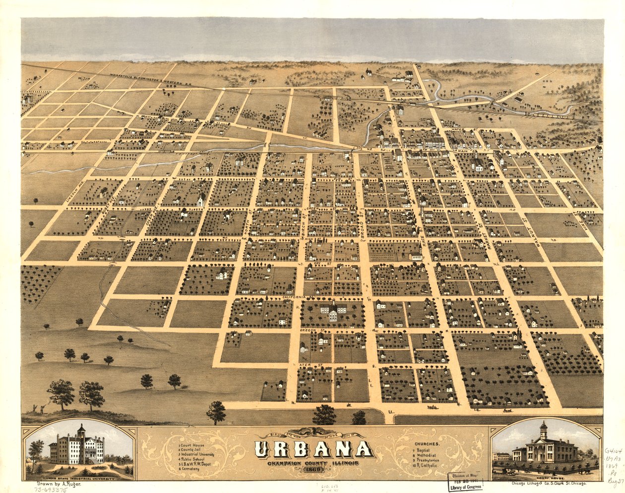  av A.; Chicago Lithographing Co. Ruger