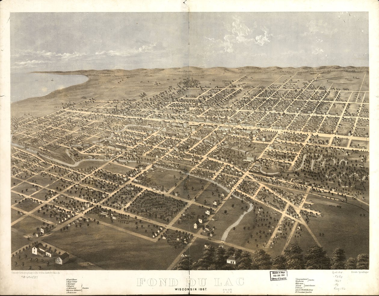  av A.; Chicago Lithographing Co. Ruger