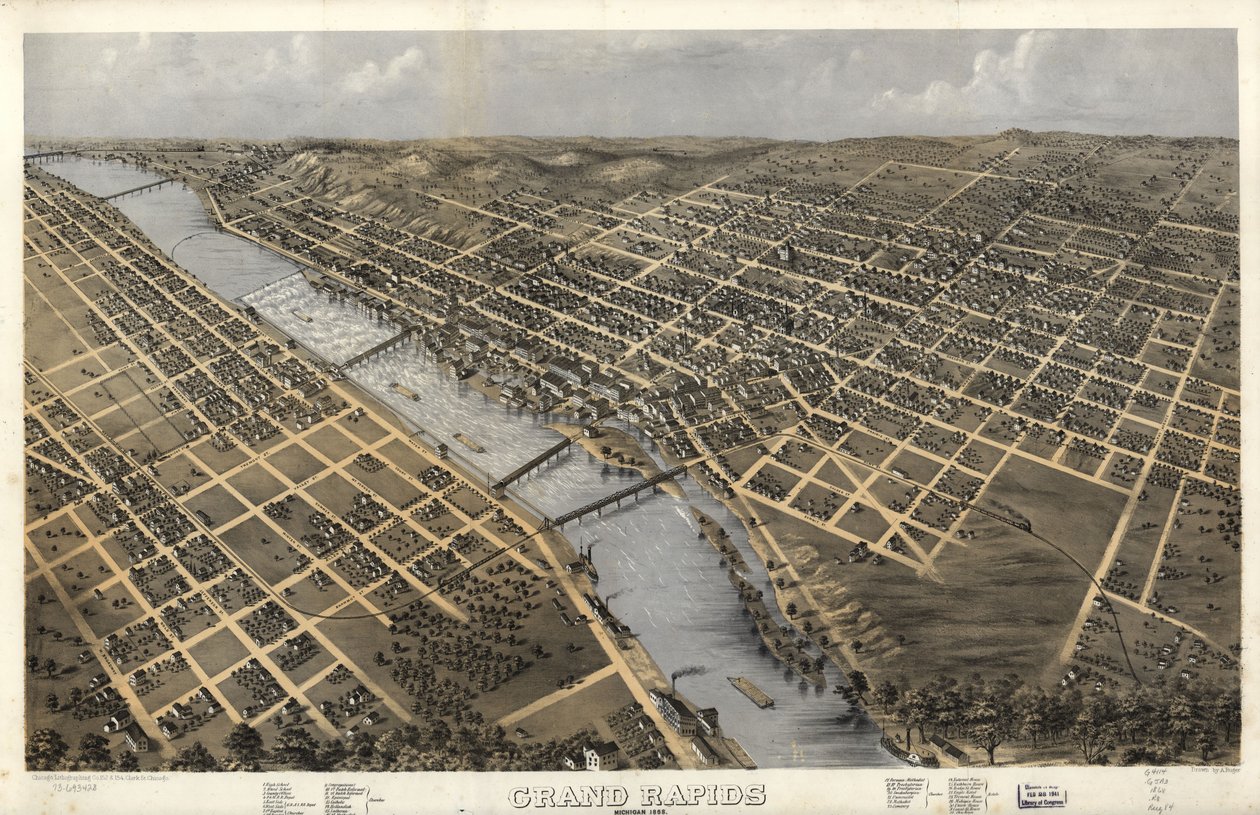  av A.; Chicago Lithographing Co. Ruger