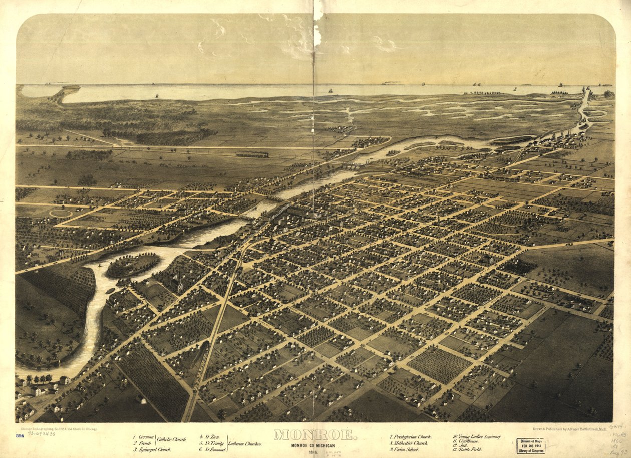  av A.; Chicago Lithographing Co. Ruger