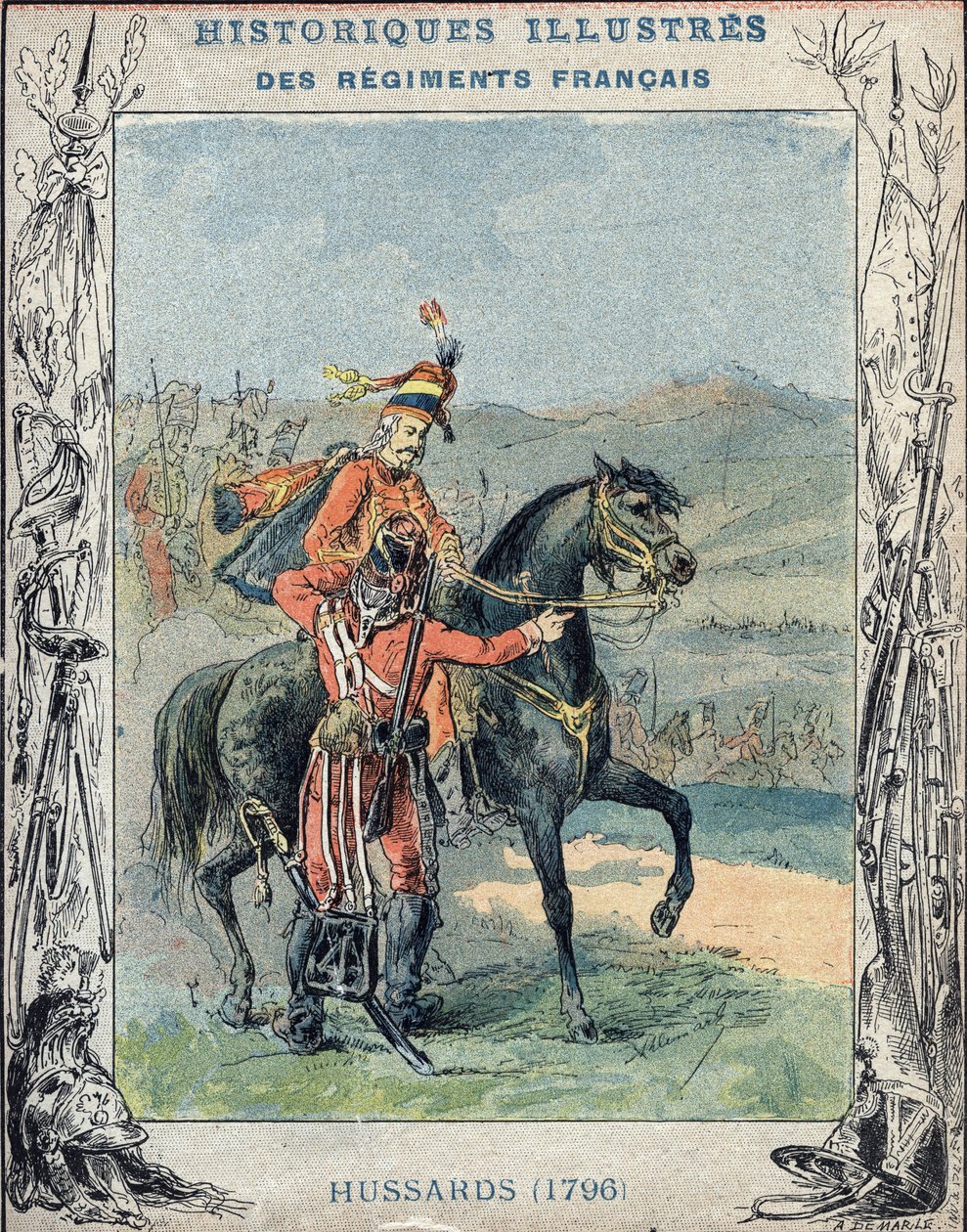 Engelske husarer av A. Demarle