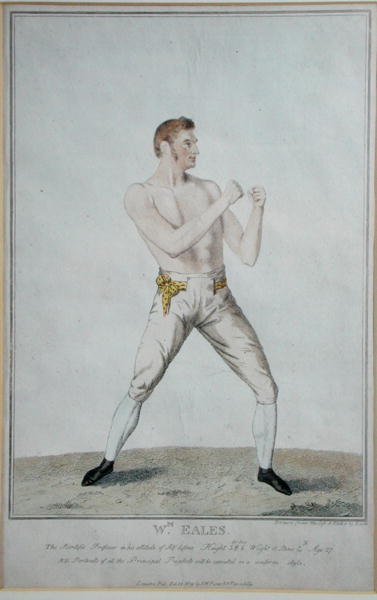 Wm. Eales, den vitenskapelige professor i sin holdning til selvforsvar, publisert 1819 (etsing) av A. Easton