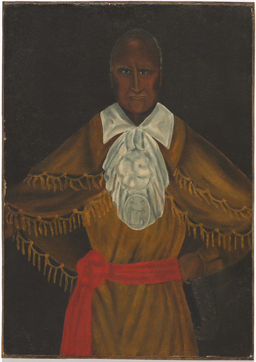 Rød jakke, etter 1828 (olje på papir på papp) av A. Haddock