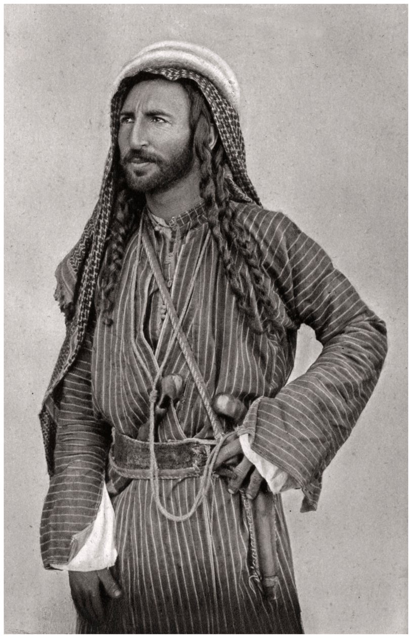 En beduin fra ørkenen, Irak, 1925 av A. Kerim