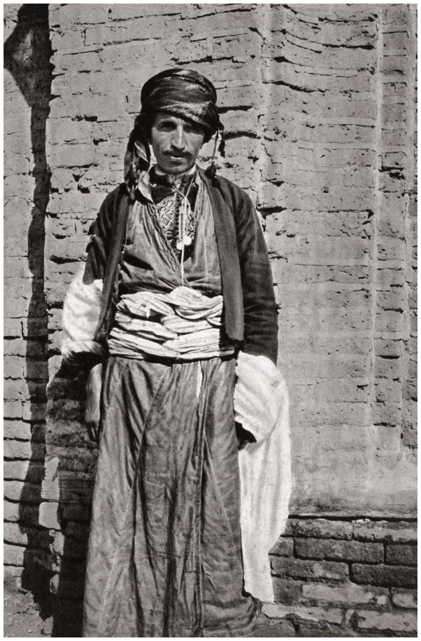 En kurdisk stammemann fra det sørlige Kurdistan, Irak, 1925. av A. Kerim