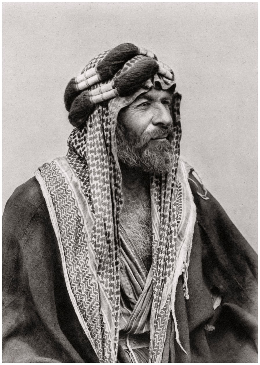 En arabisk sjeik, Irak, 1925 av A. Kerim