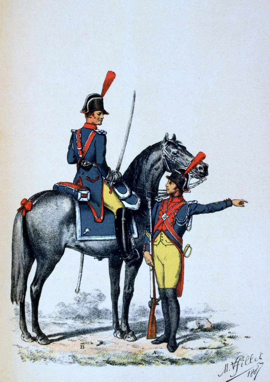 Imperial Gendarmerie of Paris, 1813 1887 av A. Lemercier