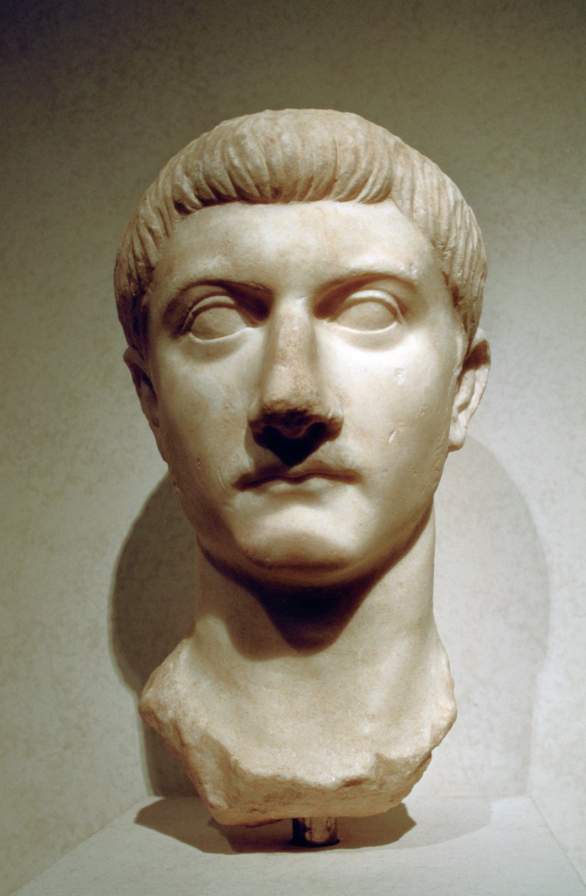 Leder av den romerske keiseren Tiberius av A. Lorenzini