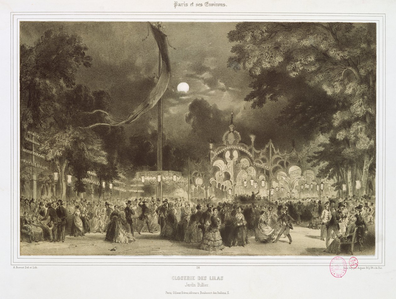 The Lilac Closerie, Bullier Garden av A Provost