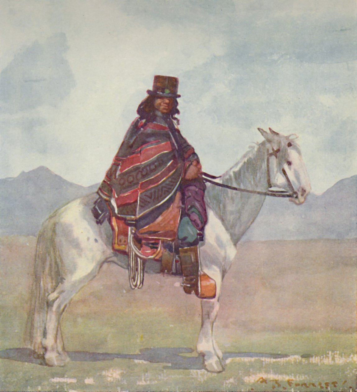 En araukansk indianer, 1916 av A. S. Forrest