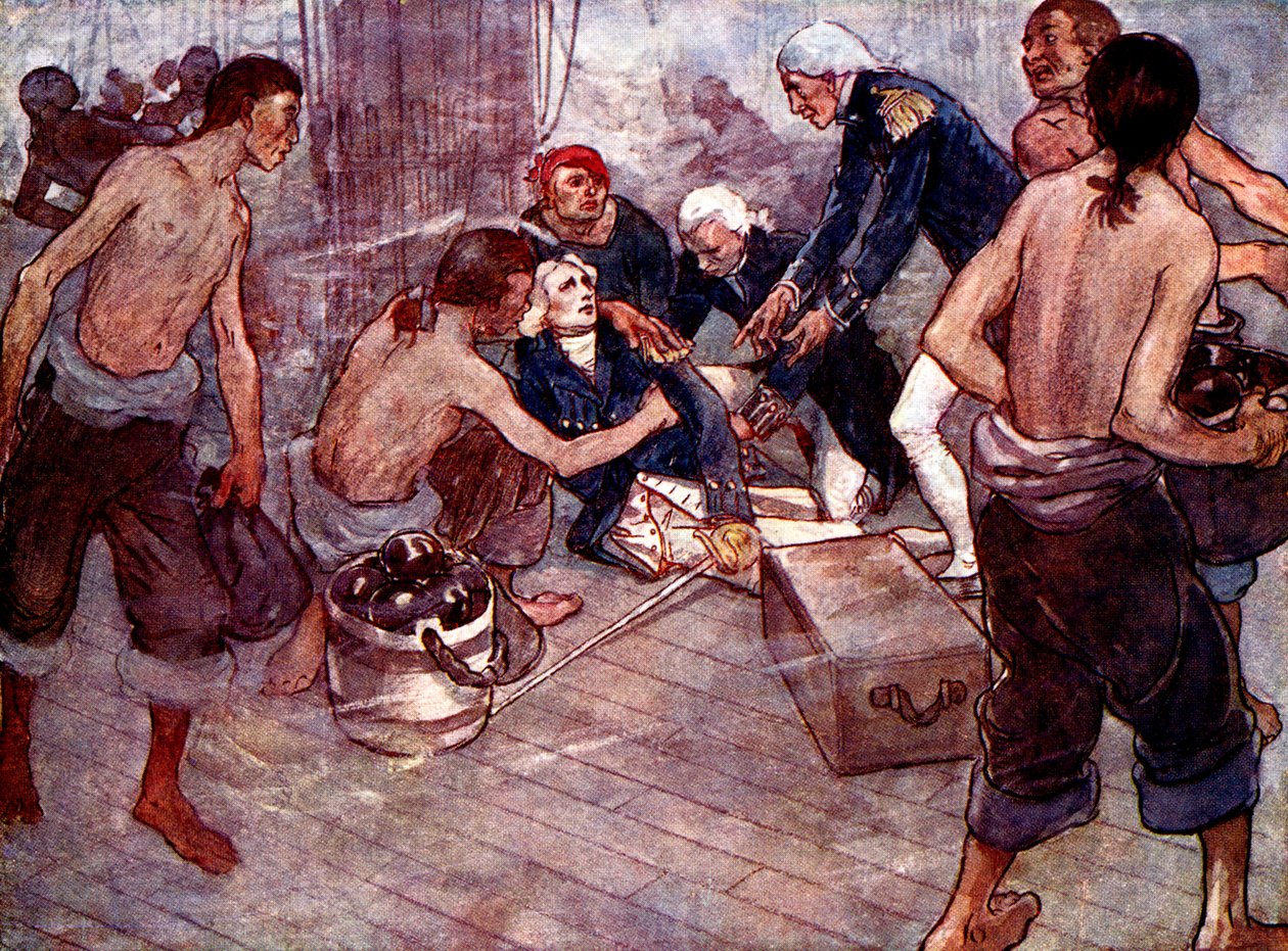 De har endelig gjort det for meg, Hardy, sa Nelson, 1805, 1905. av A. S. Forrest