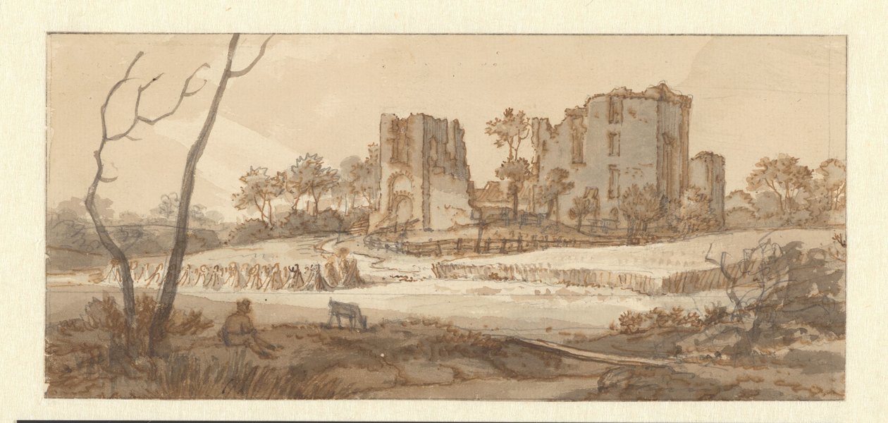 Ruin av Brederode av Aarnout ter Himpel