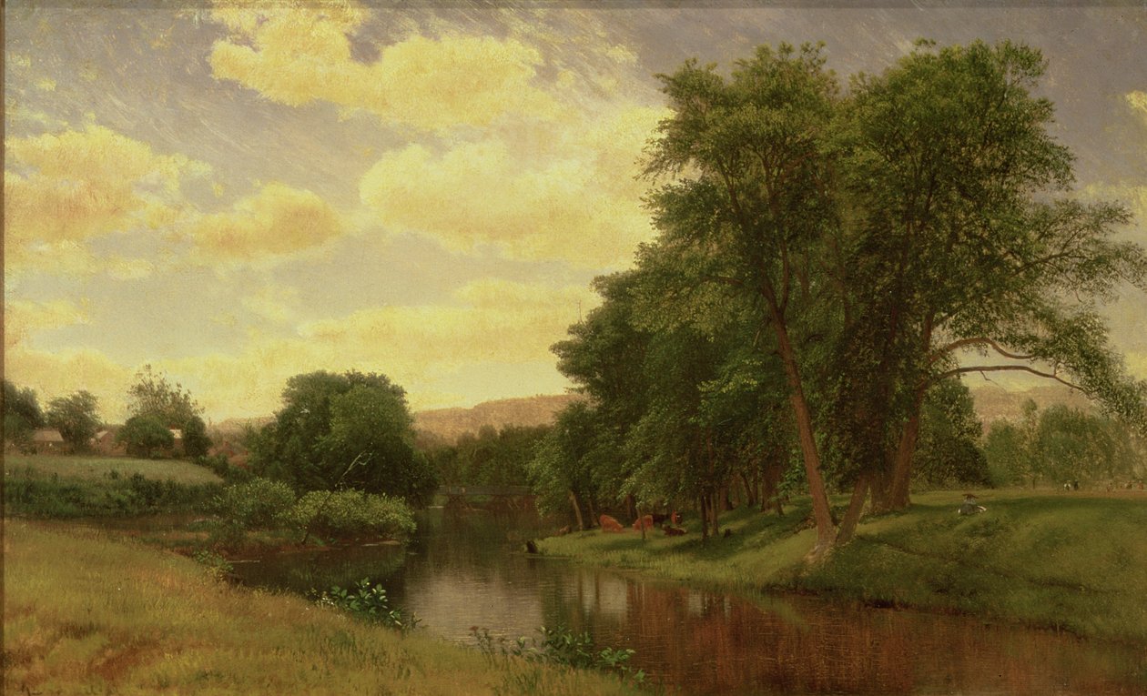 New England landskap av Aaron Draper Shattuck