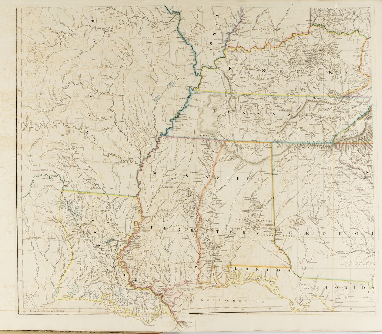 Et kart over Nord-Amerikas forente stater av Aaron Arrowsmith