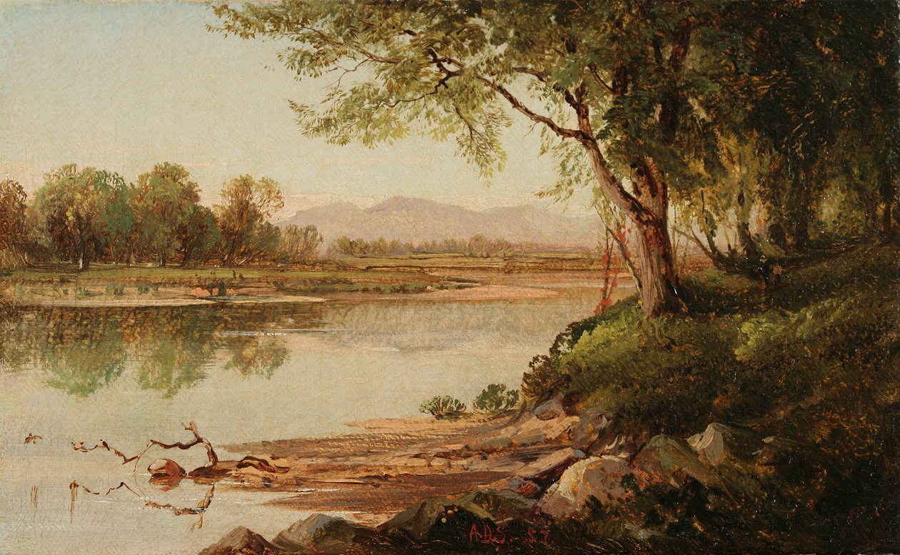 Langs Saco, 1857 av Aaron Draper Shattuck