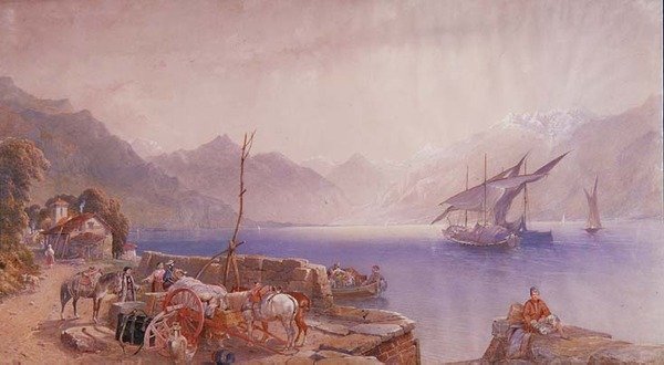 På en italiensk innsjø av Aaron Edwin Penley