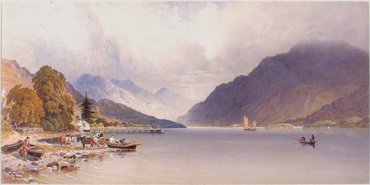 The Pier at Luss, Loch Lomond av Aaron Edwin Penley