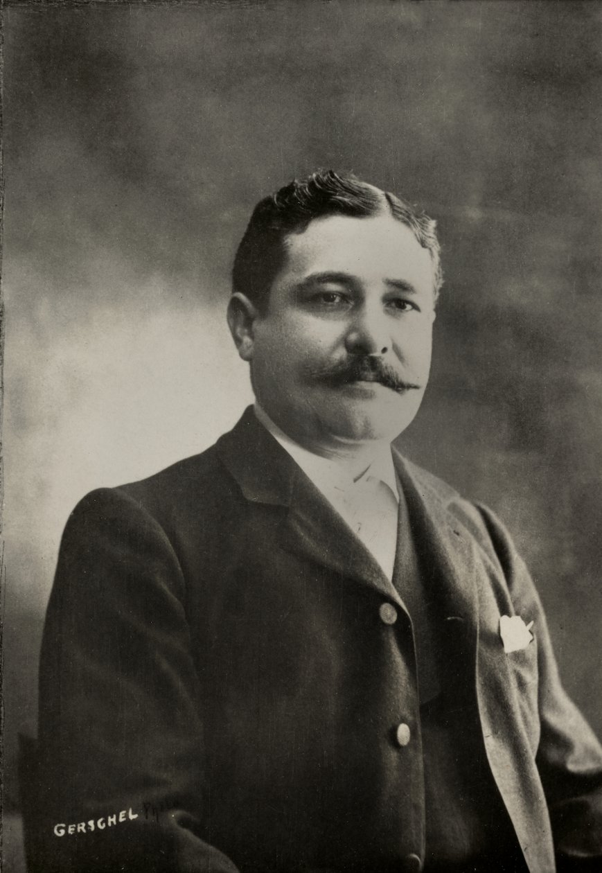 Portrett av forfatteren Alphonse Daudet (foto) av Aaron Gerschel