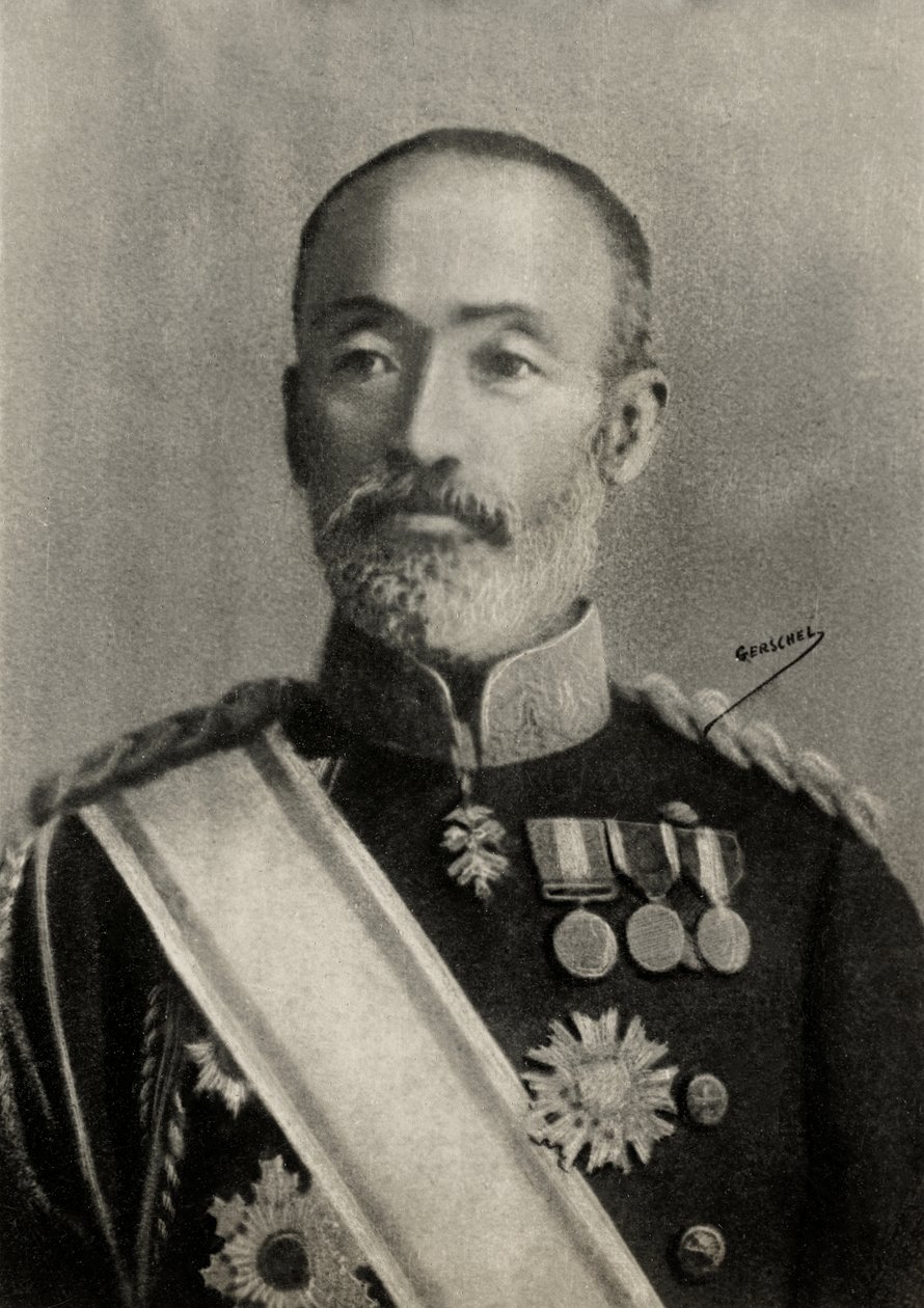 Portrett av general Maresuke Noghi (bilde) av Aaron Gerschel