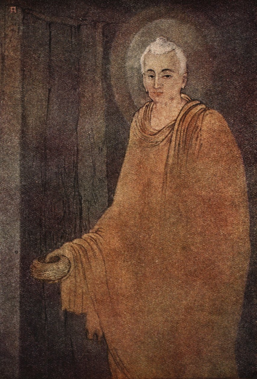 Buddha som bønn, illustrasjon fra 