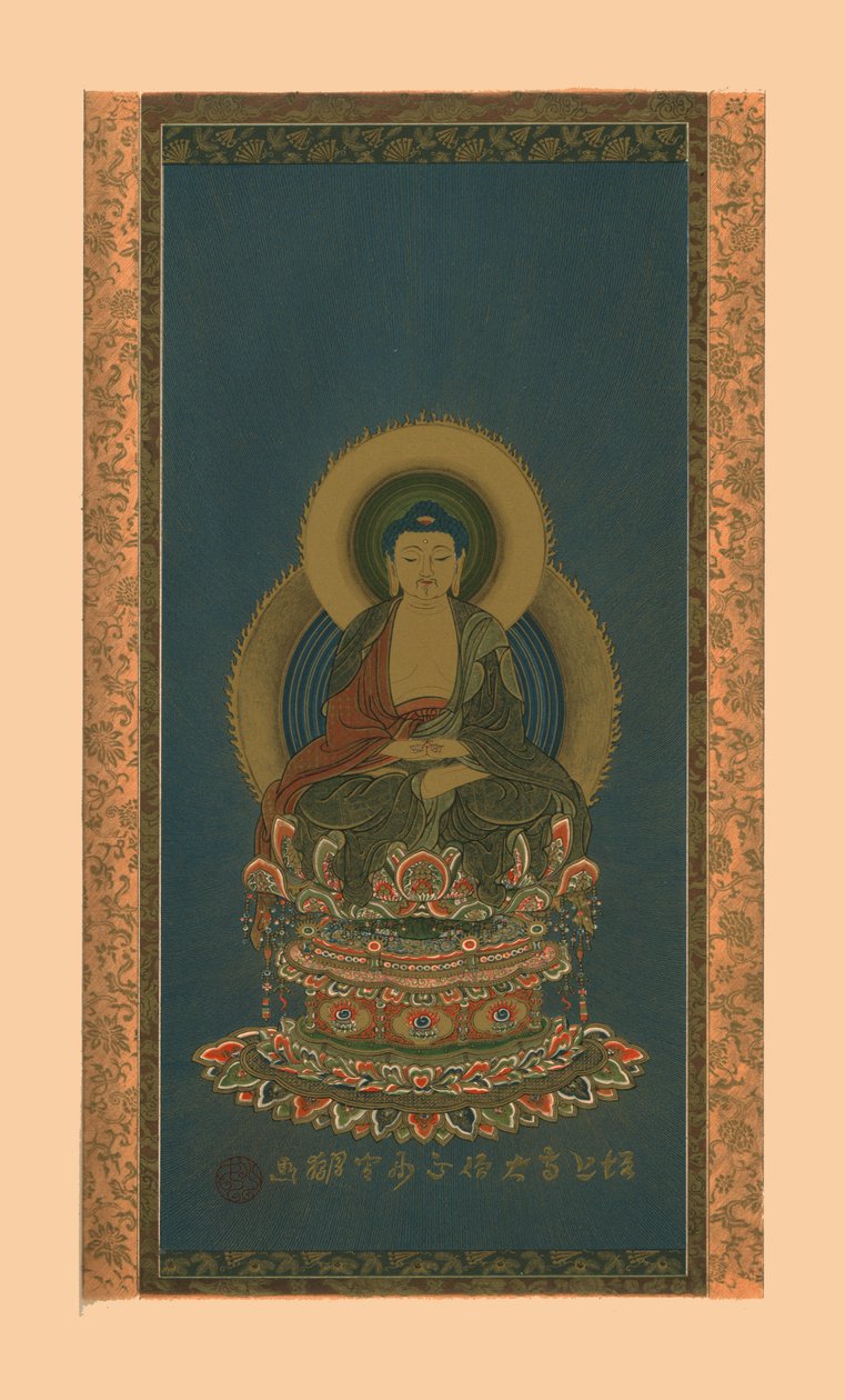 Amitabha, tidlig på 1800-tallet, 1886. av Abbot of Zojoji