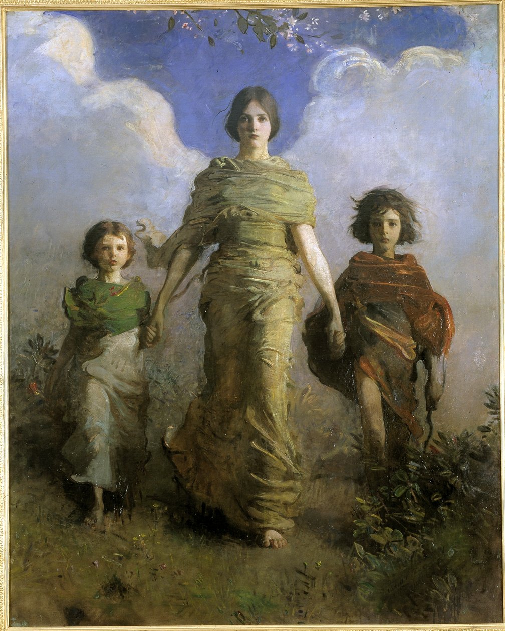 En jomfru av Abbott Handerson Thayer