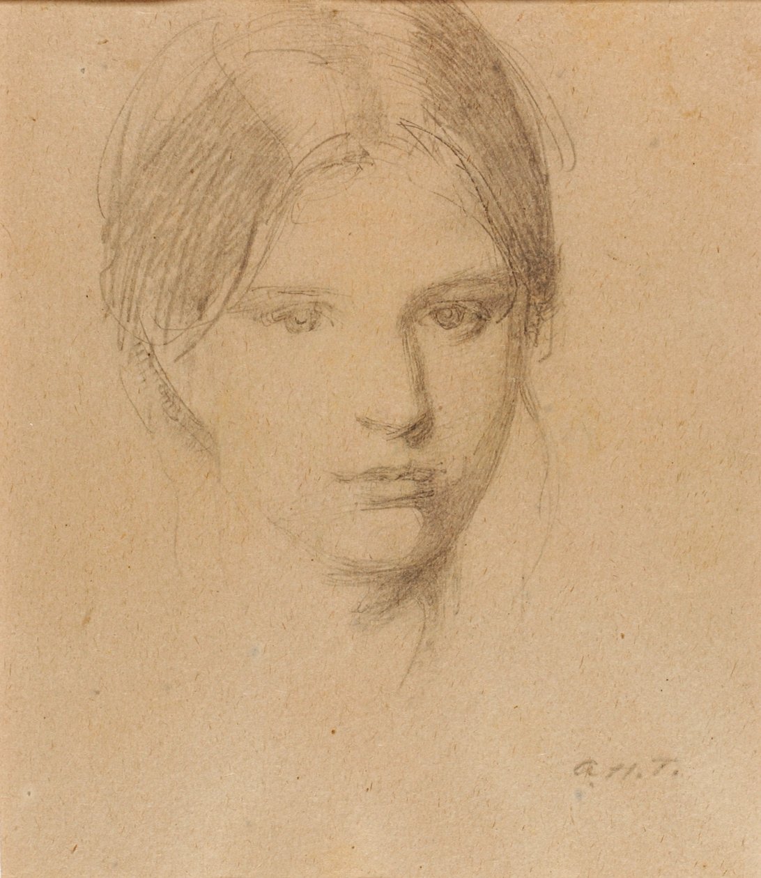 Portrett av kunstnerens datter, Mary av Abbott Handerson Thayer