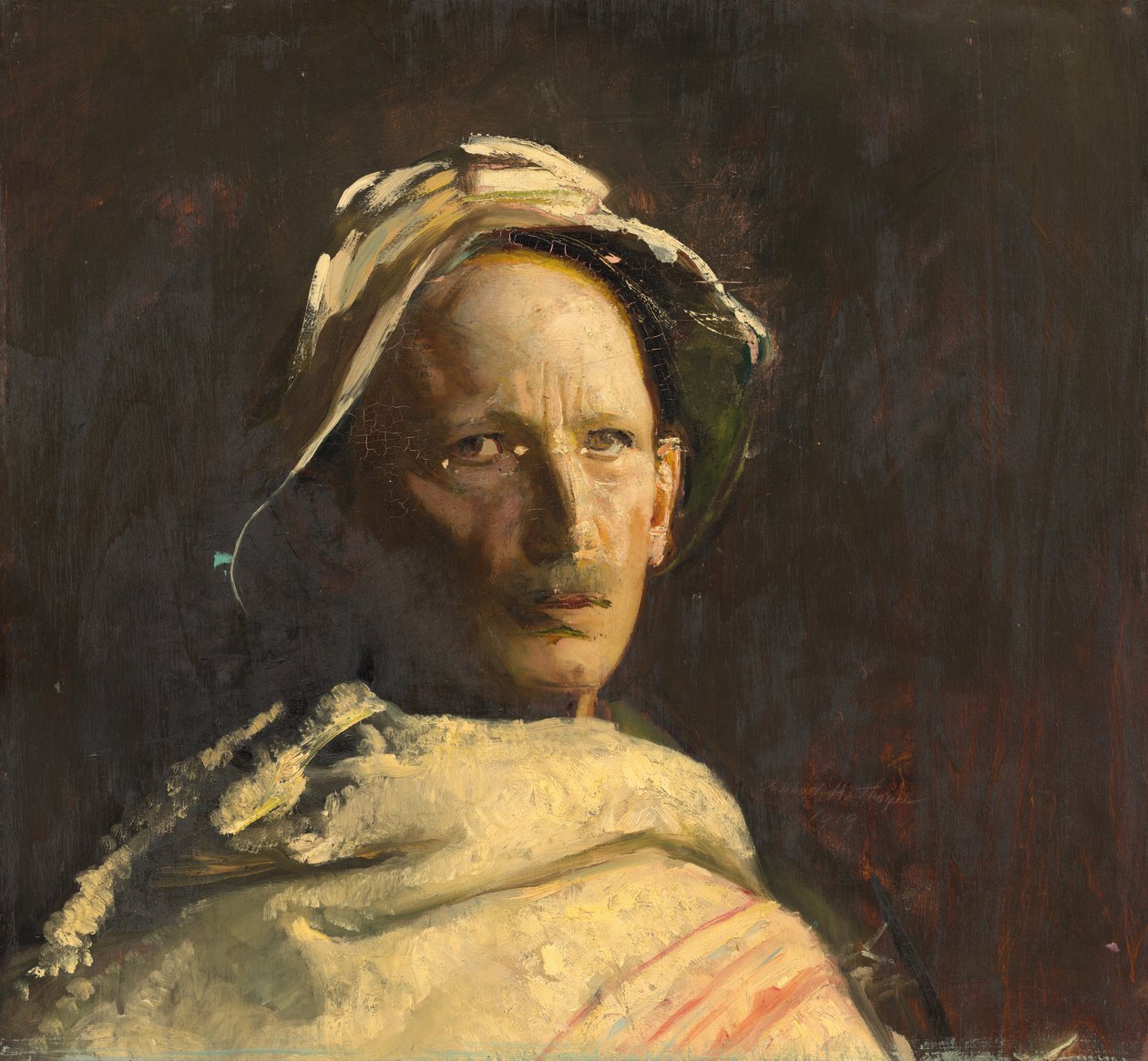 Selvportrett, 1919. av Abbott Handerson Thayer