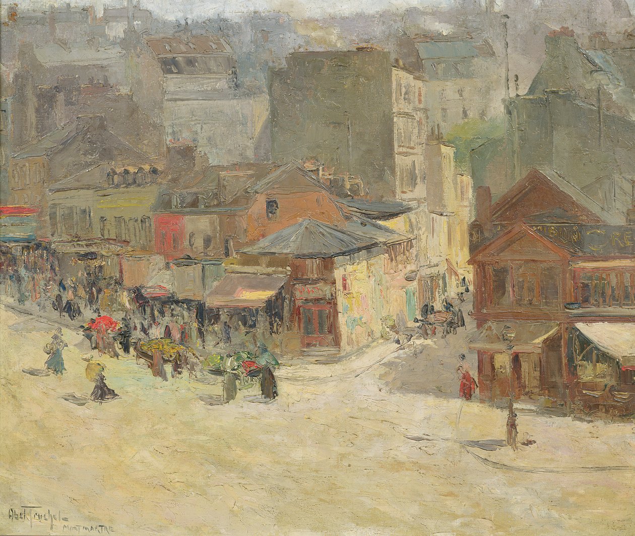 Gatebilde i Montmartre av Abel Truchet