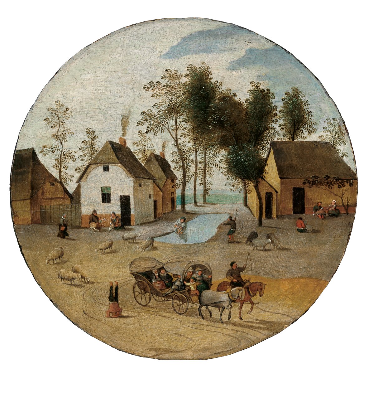 Juni måned, ca. 1606 av Abel Grimmer or Grimer