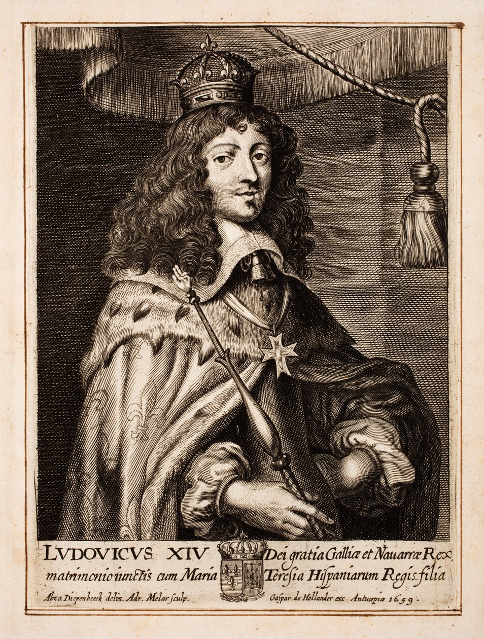 Louis XIV av Frankrike av Abraham van Diepenbeeck