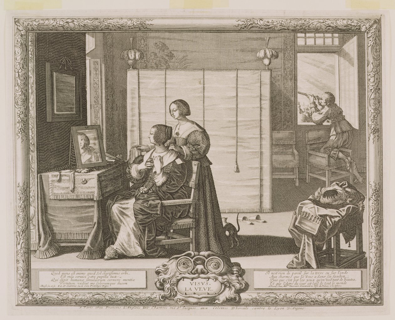 Synet, gravert av kunstneren, ca. 1630-40 av Abraham Bosse