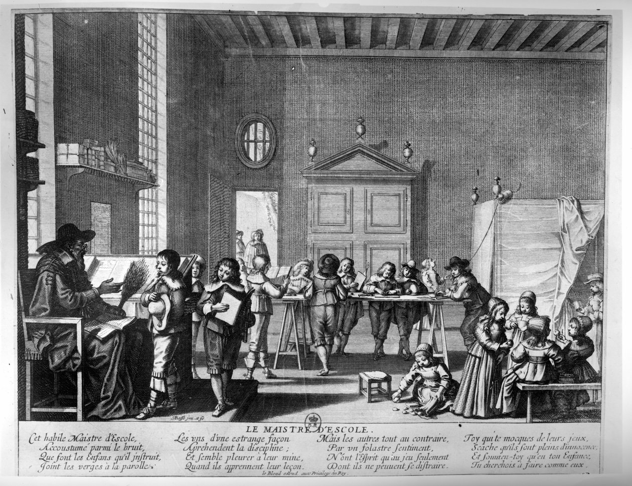 Skolemesteren av Abraham Bosse