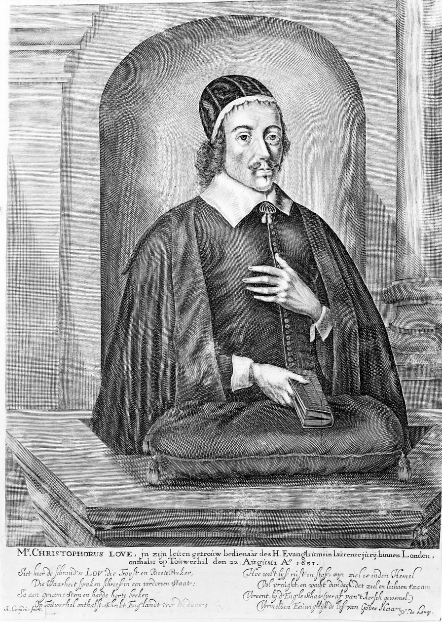 Christopher Love, ca. 1651 av Abraham Conradus
