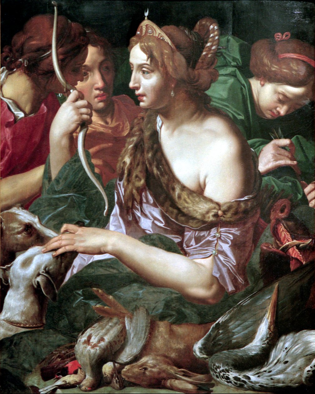 Diana etter jakten, ca. 1618 av Abraham Jannsens