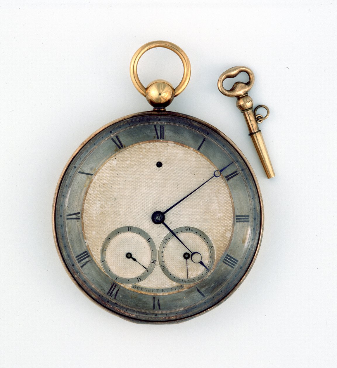 Gullklokke med nøkkel eid av Napoleon, ca. 1815 (gull og annet metall) av Abraham Louis Breguet