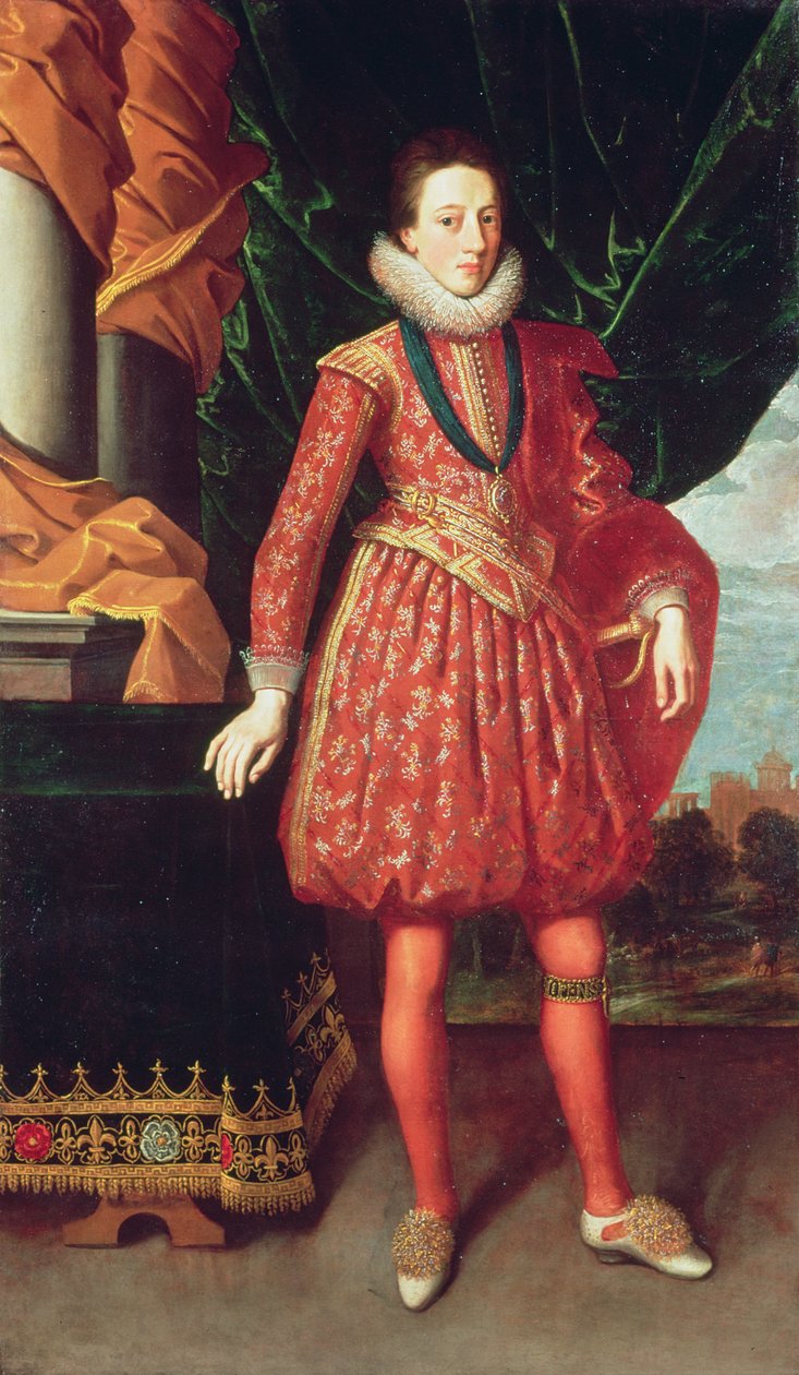 Portrett av Karl I (1600-49) ca. 1617-20 av Abraham van Blyenberch