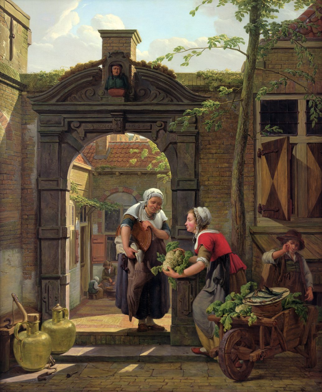 Markedskvinnen av Abraham van Strij