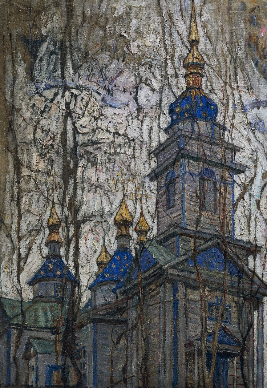 Kirke i tre av Abraham Anshelovich Manievich