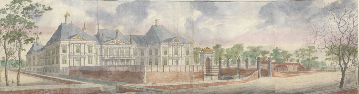 Huset i Honselersdijk og omegn, kan sees over forplassen av Abraham Beerstraten