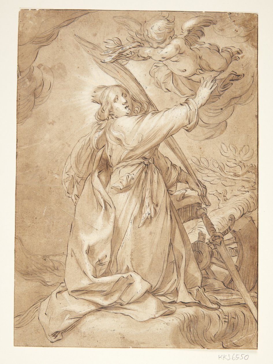 Catharina som martyr av Abraham Bloemaert