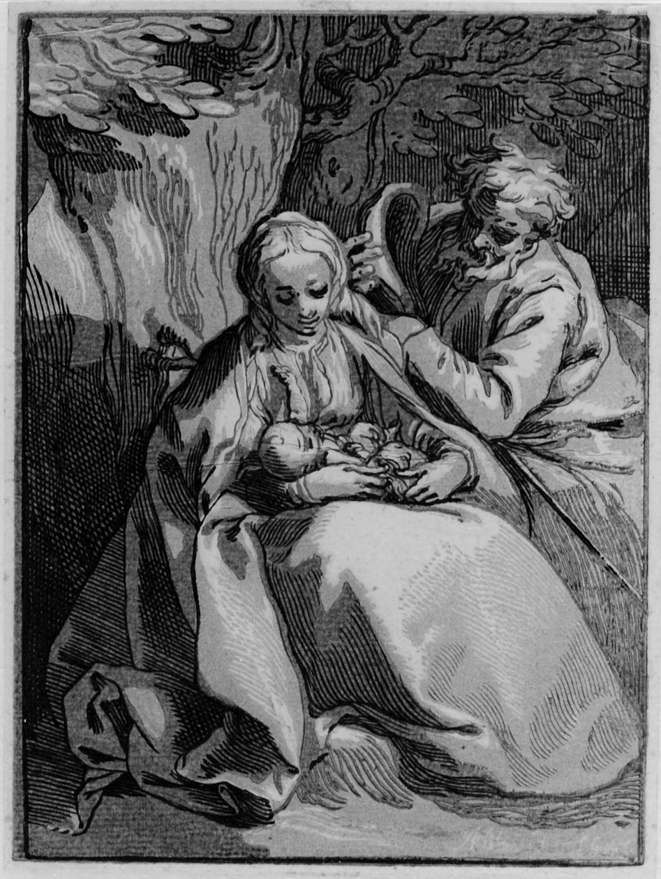 Den hellige familie av Abraham Bloemaert