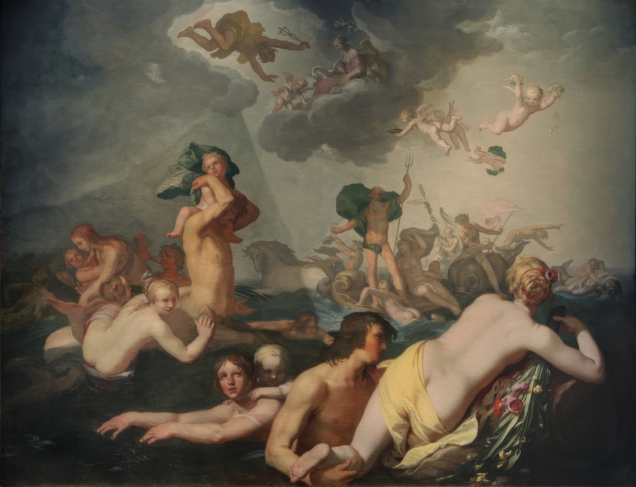 Neptuns triumf av Abraham Bloemaert