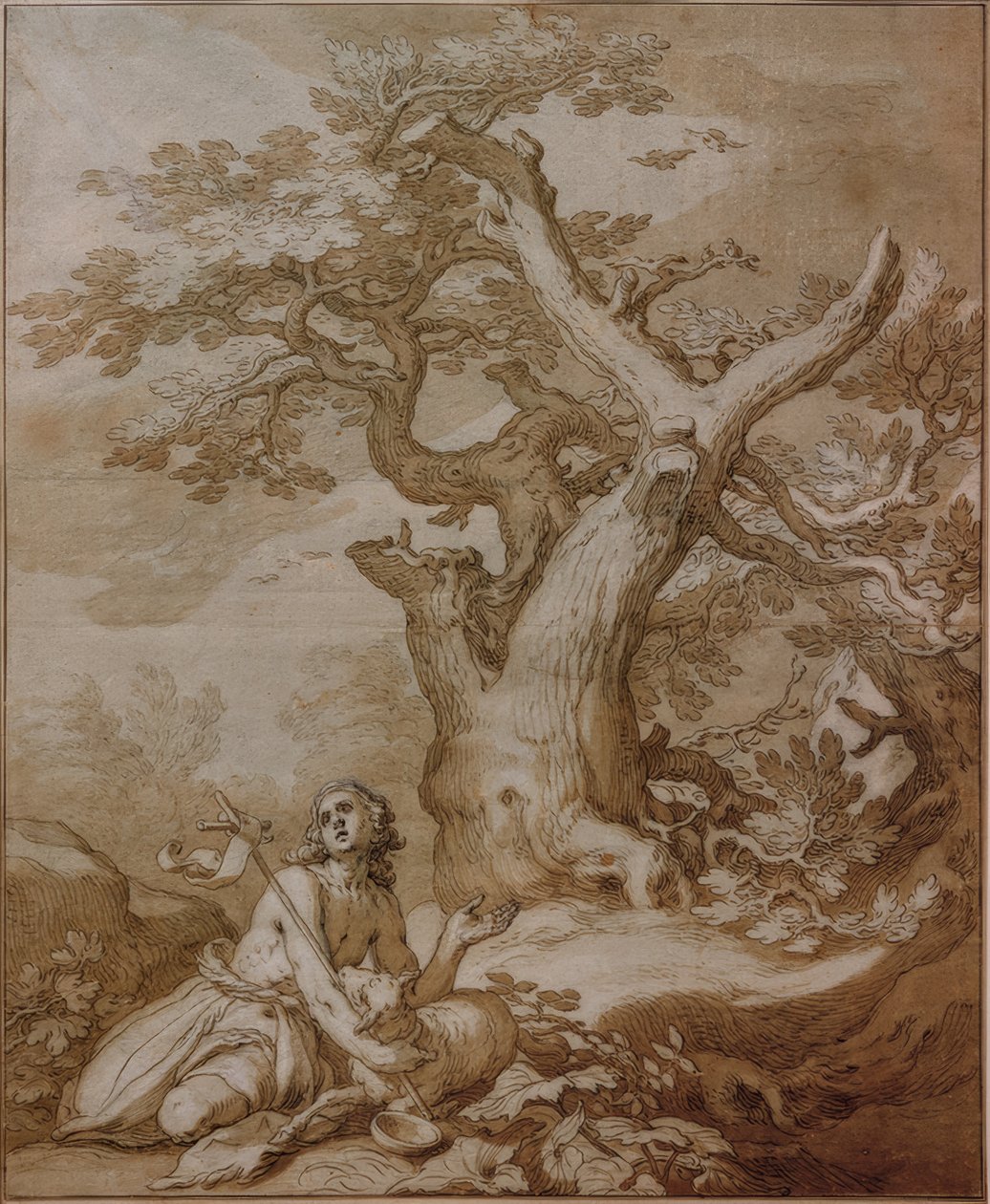 Døperen Johannes i naturen av Abraham Bloemaert