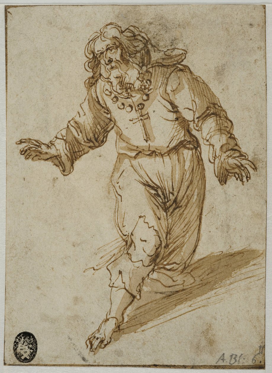 Knælende mann av Abraham Bloemaert