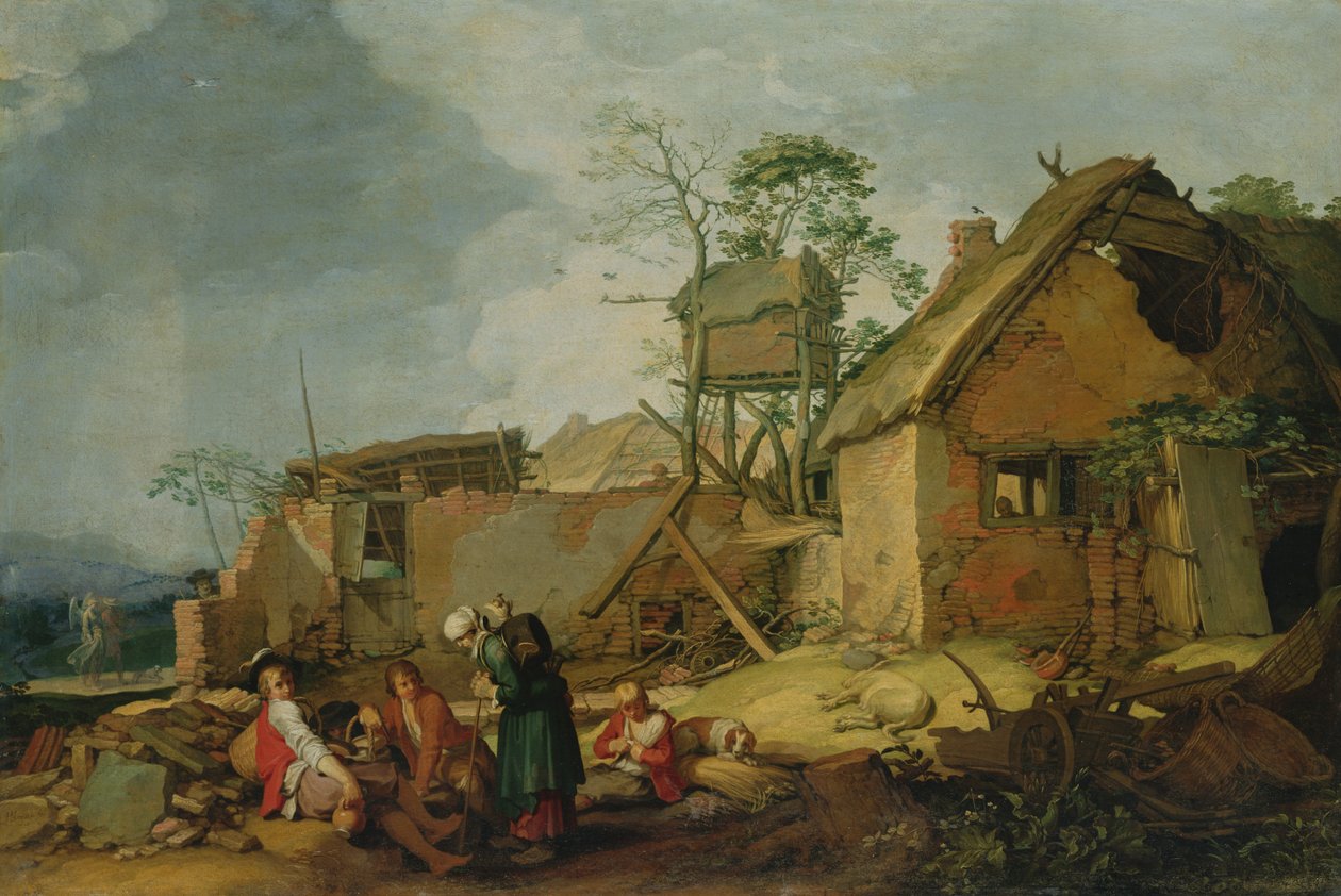 Landskap med gård, 1629 av Abraham Bloemaert