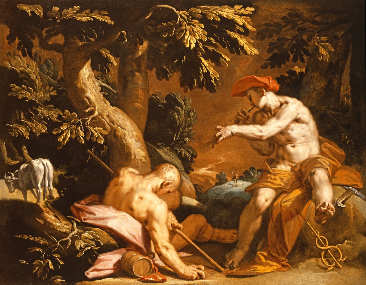 Mercury og Argus av Abraham Bloemaert