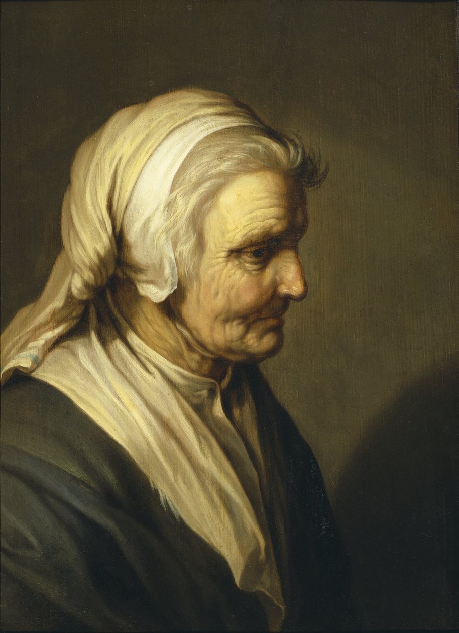 Gammel kvinne av Abraham Bloemaert