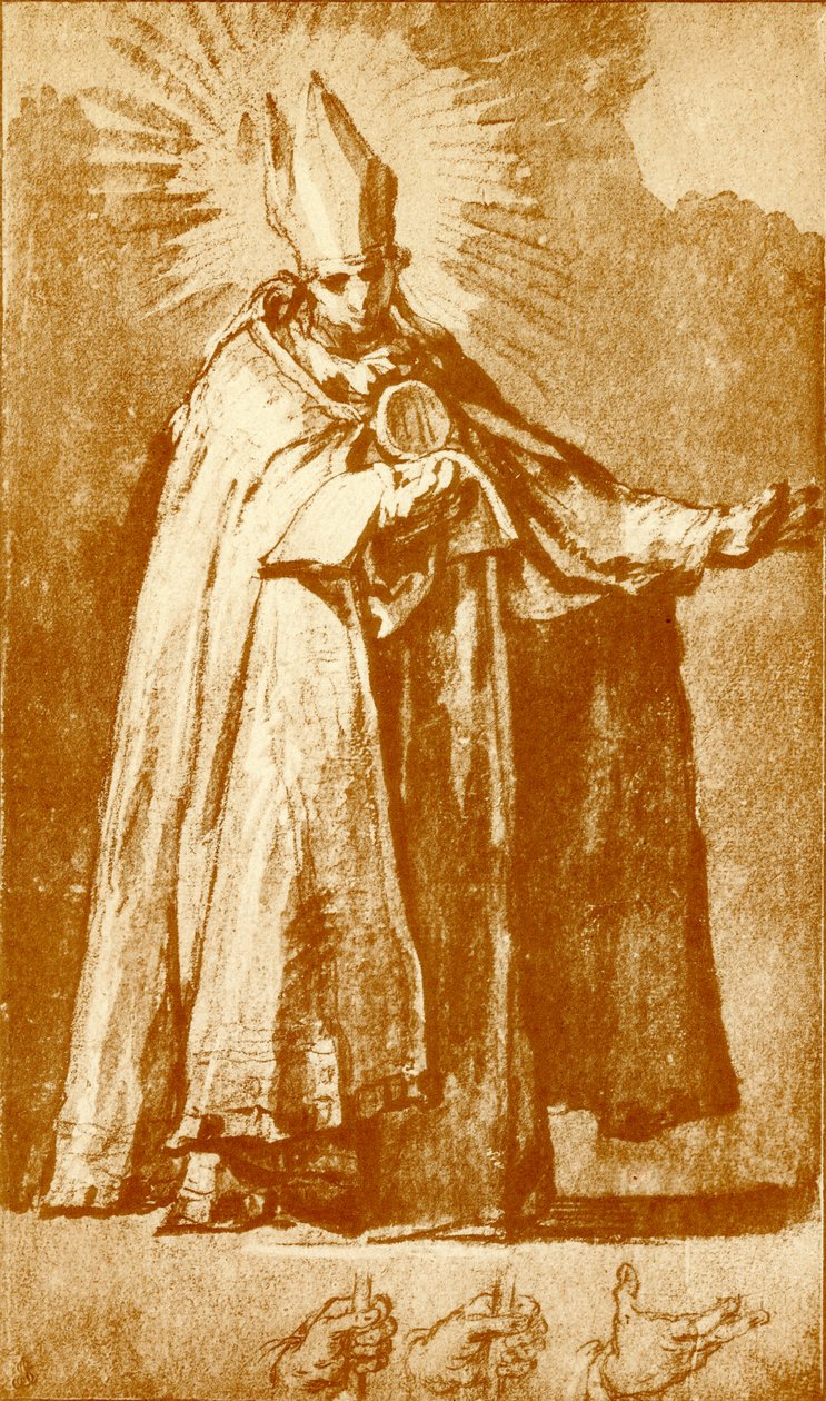 St. Augustin av Abraham Bloemaert