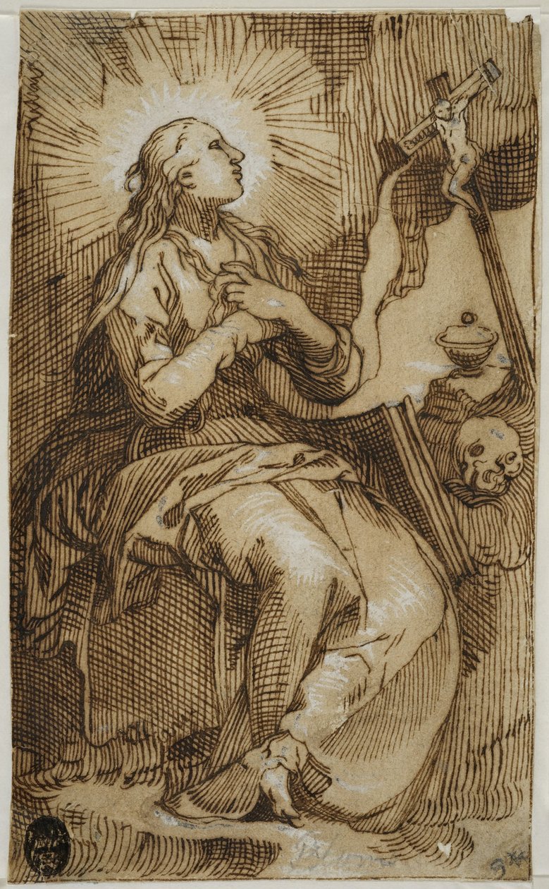 Den hellige Maria Magdalena av Abraham Bloemaert